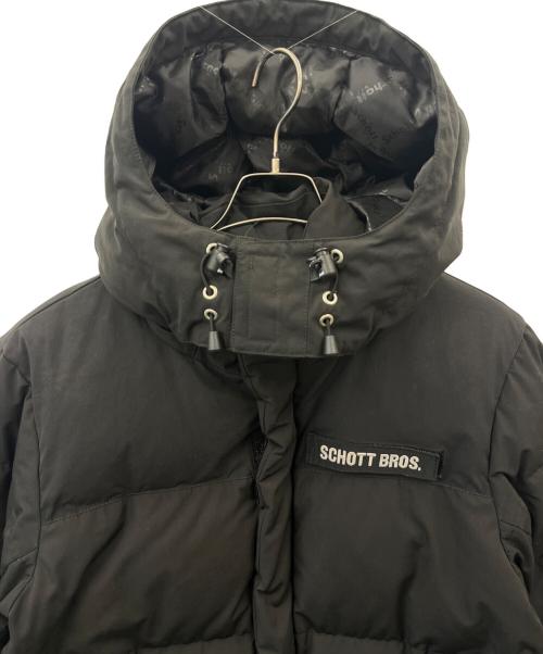 SCHOTT BROS.（ショット）SCHOTT BROS. (ショットブロス) ダウンジャケット ブラック サイズ:Sの古着・服飾アイテム