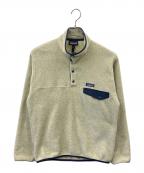 Patagoniaパタゴニア）の古着「Patagonia　シンチラフリースジャケット」｜アイボリー×ネイビー