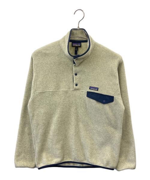 Patagonia（パタゴニア）Patagonia (パタゴニア) Patagonia　シンチラフリースジャケット アイボリー×ネイビー サイズ:Sの古着・服飾アイテム