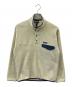Patagonia（パタゴニア）の古着「Patagonia　シンチラフリースジャケット」｜アイボリー×ネイビー