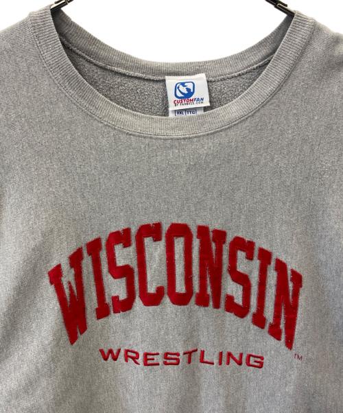 CUSTOM FAN（カスタムファン）CUSTOM FAN (カスタムファン) Champion (チャンピオン) Champion×CUSTOM FAN  リバースウィーブスウェット グレー サイズ:XXLの古着・服飾アイテム