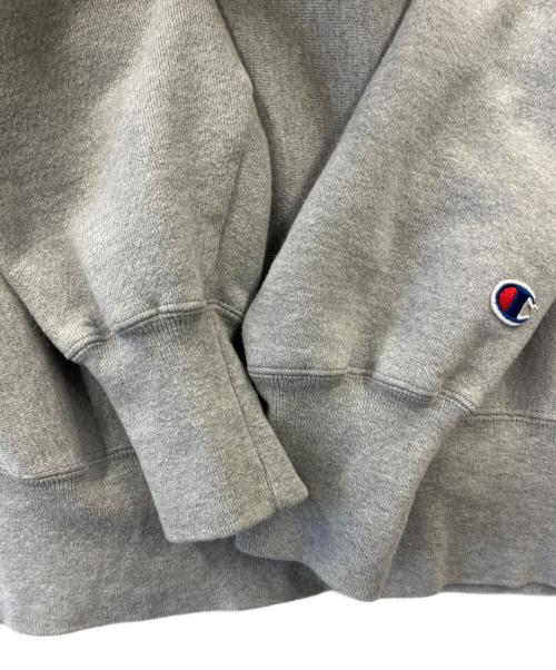 CUSTOM FAN（カスタムファン）CUSTOM FAN (カスタムファン) Champion (チャンピオン) Champion×CUSTOM FAN  リバースウィーブスウェット グレー サイズ:XXLの古着・服飾アイテム