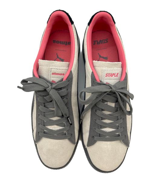 PUMA（プーマ）PUMA (プーマ) Suede VTG Staple Atmos ベージュ×ピンク サイズ:27の古着・服飾アイテム