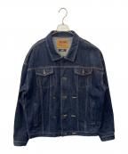 glambグラム）の古着「glamb　ダブルブレストデニムジャケット」｜ネイビー