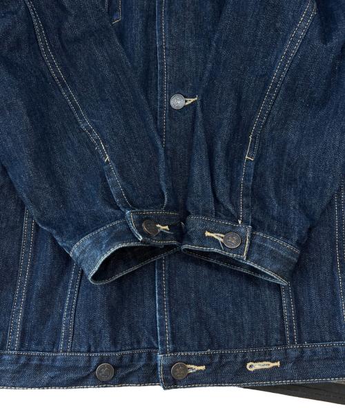 glamb（グラム）glamb (グラム) glamb　ダブルブレストデニムジャケット ネイビー サイズ:SMALLの古着・服飾アイテム