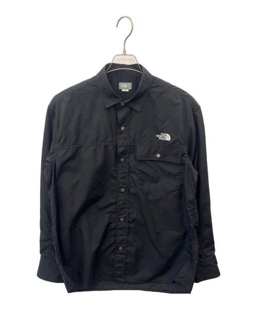 THE NORTH FACE（ザ ノース フェイス）THE NORTH FACE (ザ ノース フェイス) THE NORTH FACE　ロングスリーブヌプシシャツ ブラック サイズ:Mの古着・服飾アイテム