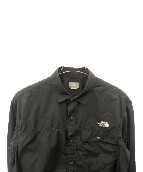 THE NORTH FACE（ザ ノース フェイス）THE NORTH FACE (ザ ノース フェイス) THE NORTH FACE　ロングスリーブヌプシシャツ ブラック サイズ:Mの古着・服飾アイテム