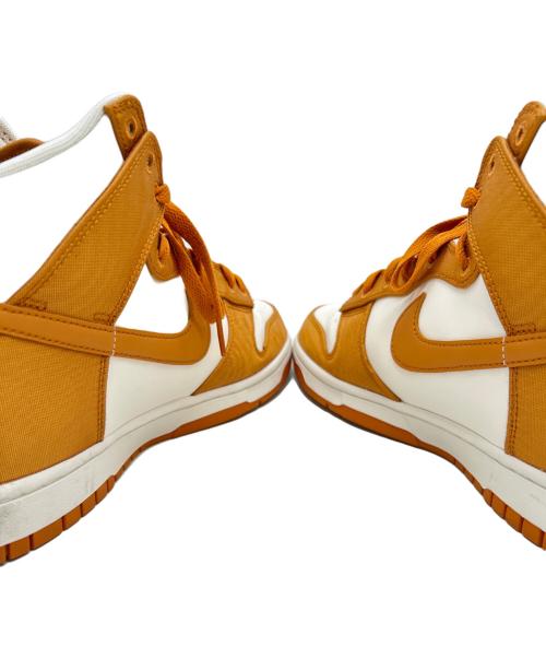 NIKE（ナイキ）NIKE (ナイキ) ハイカットスニーカー ホワイト×オレンジ サイズ:30の古着・服飾アイテム
