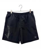 stussyステューシー）の古着「stussy　ショートパンツ」｜ブラック