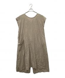 Y's（ワイズ）の古着「Y's　リネンワンピース　YZ-D02-329」｜ベージュ