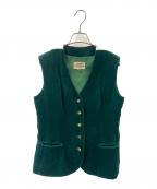 HERMESエルメス）の古着「シルクベスト」｜グリーン