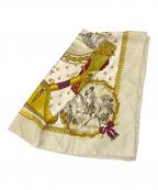 HERMESエルメス）の古着「シルクスカーフ」｜アイボリー