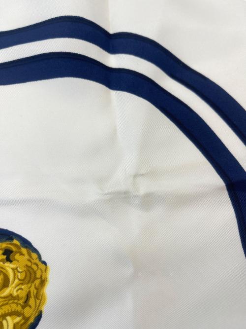 HERMES（エルメス）HERMES (エルメス) スカーフ ネイビーの古着・服飾アイテム