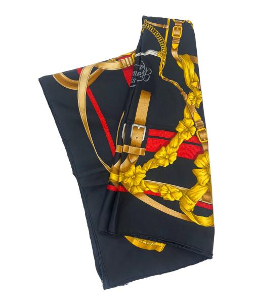 HERMES（エルメス）HERMES (エルメス) カレ90 ブラックの古着・服飾アイテム
