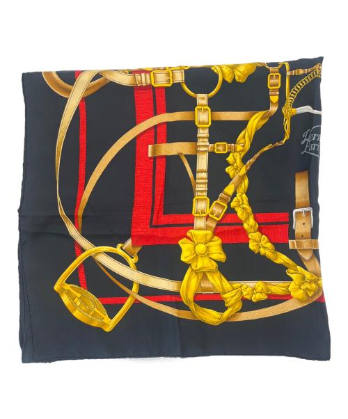 HERMES（エルメス）HERMES (エルメス) カレ90 ブラックの古着・服飾アイテム