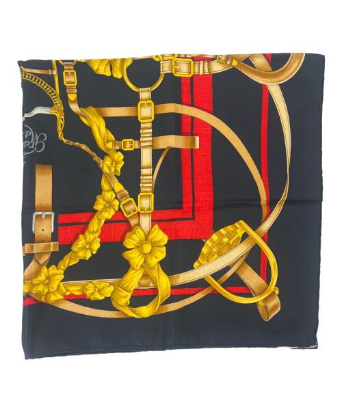 HERMES（エルメス）HERMES (エルメス) カレ90 ブラックの古着・服飾アイテム