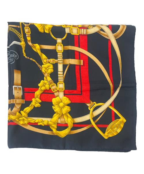 HERMES（エルメス）HERMES (エルメス) カレ90 ブラックの古着・服飾アイテム