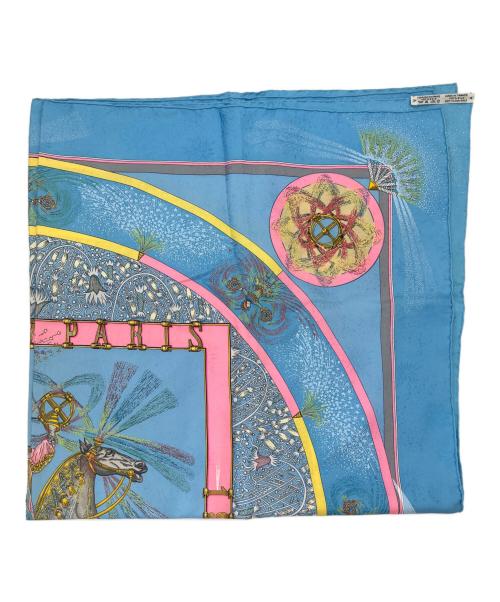 HERMES（エルメス）HERMES (エルメス) スカーフ ブルーの古着・服飾アイテム