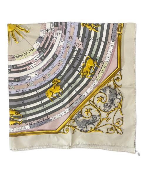 HERMES（エルメス）HERMES (エルメス) スカーフ ベージュの古着・服飾アイテム