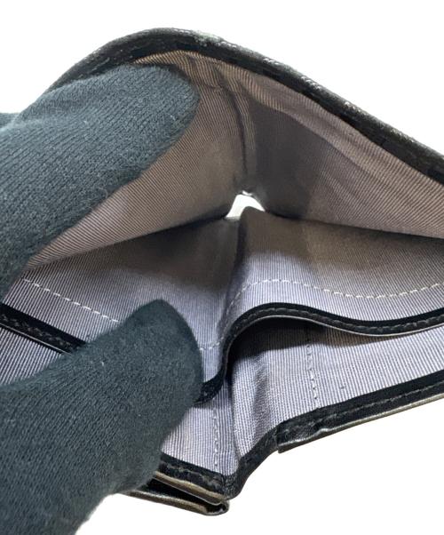 印傳屋（インデンヤ）印傳屋 (インデンヤ) JAM HOME MADE (ジャムホームメイド) 印傳屋　JAM HOME MADE 2つ折り財布 ブラックの古着・服飾アイテム