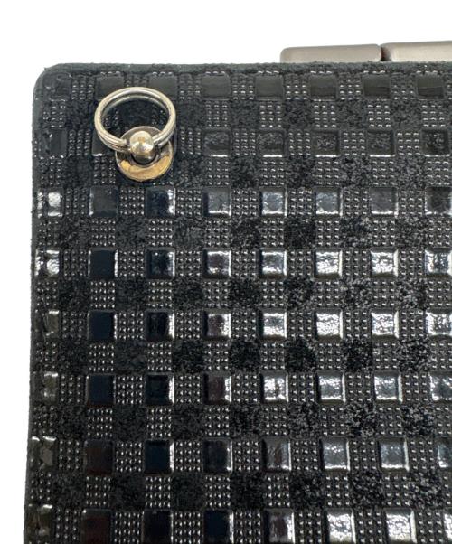 印傳屋（インデンヤ）印傳屋 (インデンヤ) JAM HOME MADE (ジャムホームメイド) 印傳屋　JAM HOME MADE 2つ折り財布 ブラックの古着・服飾アイテム