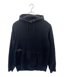 New Era×GROUND Y（ニューエラ×グラウンドワイ）の古着「New Era × GROUND Y プルオーバーパーカー」｜ブラック