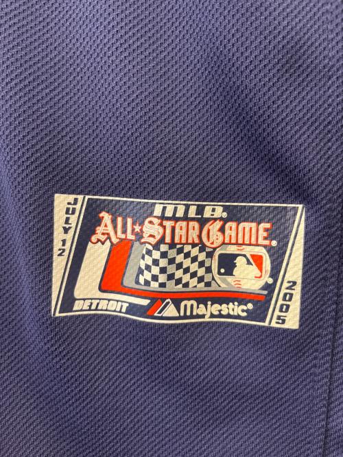 MLB（エムエルビー）MLB (エムエルビー) Majestic (マジェスティック) ベースボールシャツ ネイビー サイズ:Mの古着・服飾アイテム
