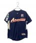 MLB（エムエルビー）の古着「ベースボールシャツ」｜ネイビー
