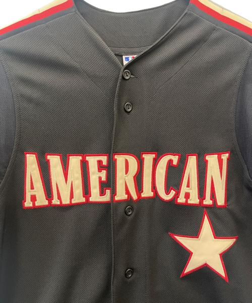 MLB（エムエルビー）MLB (エムエルビー) Majestic (マジェスティック) ベースボールシャツ ブラック サイズ:Mの古着・服飾アイテム