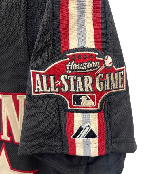 MLB（エムエルビー）MLB (エムエルビー) Majestic (マジェスティック) ベースボールシャツ ブラック サイズ:Mの古着・服飾アイテム