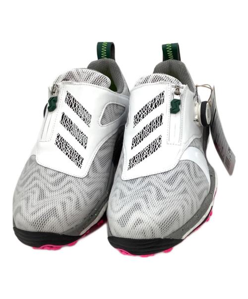 adidas（アディダス）adidas (アディダス) ゴルフシューズ グレー×ホワイト サイズ:25の古着・服飾アイテム