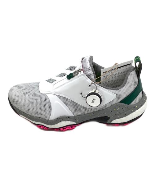 adidas（アディダス）adidas (アディダス) ゴルフシューズ グレー×ホワイト サイズ:25の古着・服飾アイテム