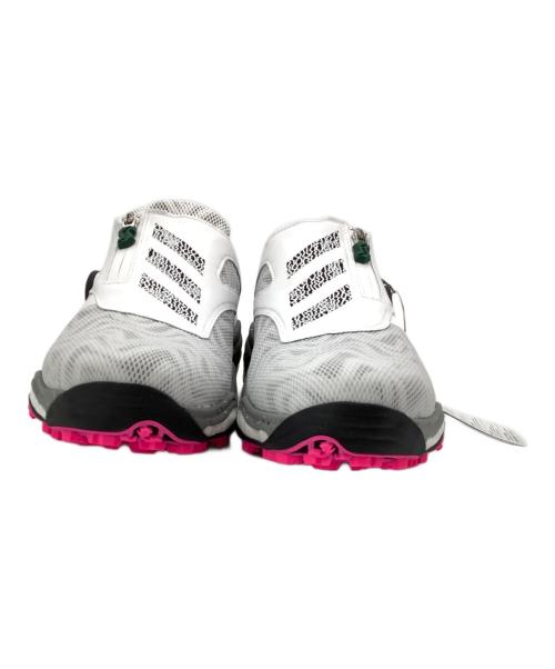 adidas（アディダス）adidas (アディダス) ゴルフシューズ グレー×ホワイト サイズ:25の古着・服飾アイテム