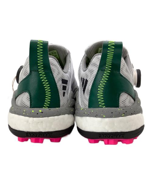 adidas（アディダス）adidas (アディダス) ゴルフシューズ グレー×ホワイト サイズ:25の古着・服飾アイテム