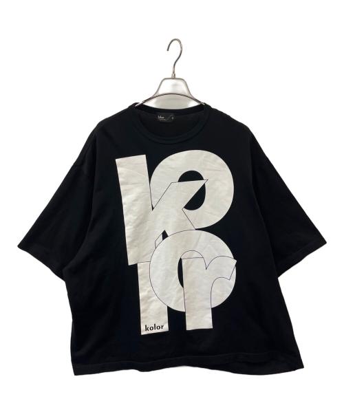 KOLOR（カラー）KOLOR (カラー) プリントカットソー ブラック サイズ:2の古着・服飾アイテム