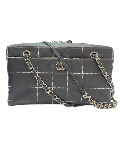 CHANEL（シャネル）CHANEL (シャネル) CHANEL　チェーンショルダーバッグ ブラックの古着・服飾アイテム