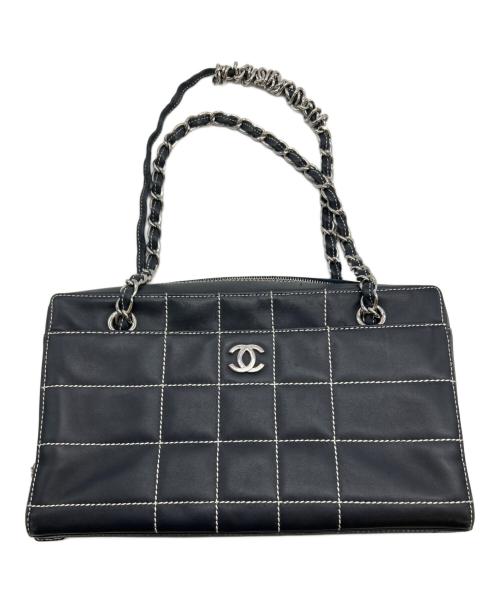 CHANEL（シャネル）CHANEL (シャネル) CHANEL　チェーンショルダーバッグ ブラックの古着・服飾アイテム