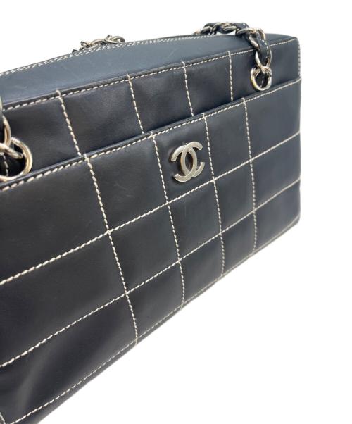 CHANEL（シャネル）CHANEL (シャネル) CHANEL　チェーンショルダーバッグ ブラックの古着・服飾アイテム