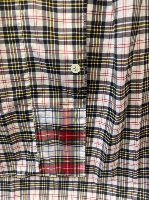 COMME des GARCONS HOMME DEUX（コムデギャルソン オム ドゥ）COMME des GARCONS HOMME DEUX (コムデギャルソン オム ドゥ) COMME des GARCONS HOMME DEUX　DM-B042　チェックシャツ ベージュ サイズ:XSの古着・服飾アイテム