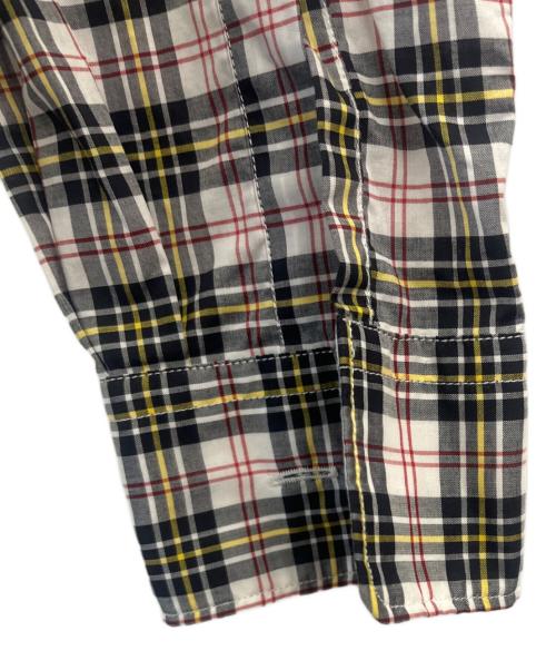 COMME des GARCONS HOMME DEUX（コムデギャルソン オム ドゥ）COMME des GARCONS HOMME DEUX (コムデギャルソン オム ドゥ) COMME des GARCONS HOMME DEUX　DM-B042　チェックシャツ ベージュ サイズ:XSの古着・服飾アイテム