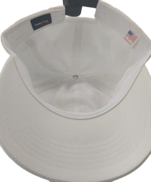SUPREME（シュプリーム）SUPREME (シュプリーム) キャップ ホワイト サイズ:Freeの古着・服飾アイテム