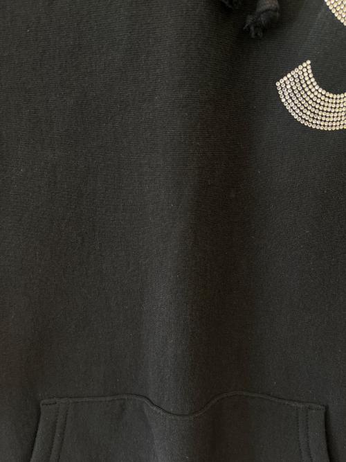 SUPREME（シュプリーム）Supreme (シュプリーム) Swarovski S Logo Hooded Sweatshirt ブラック サイズ:Largeの古着・服飾アイテム