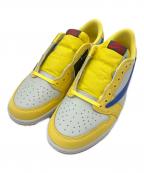 NIKE×Travis Scott×Women's Air Jordanナイキ×トラヴィススコット×）の古着「スニーカー」｜イエロー