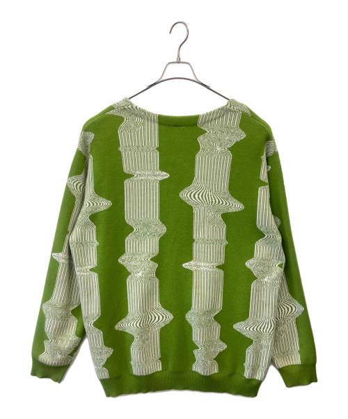 HUF（ハフ）HUF (ハフ) HUF　ニットカーディガン グリーン サイズ:XLの古着・服飾アイテム