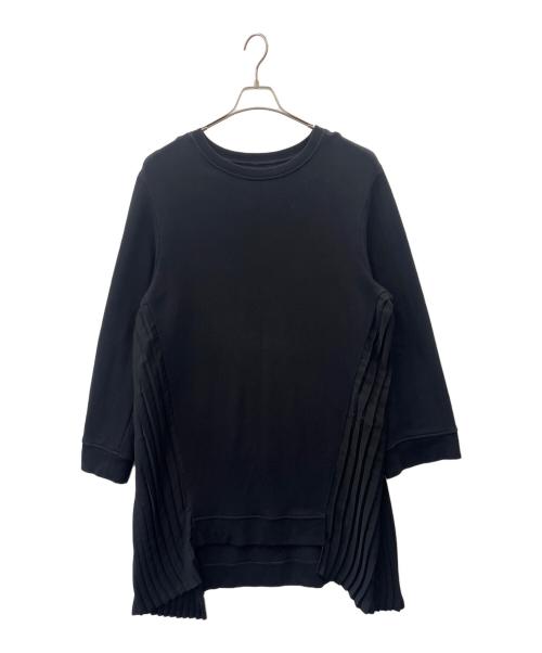 MM6 Maison Margiela（エムエムシックスメゾンマルジェラ）MM6 Maison Margiela (エムエムシックスメゾンマルジェラ) MM6 Maison Margiela　切替スウェットワンピース ブラック サイズ:XLの古着・服飾アイテム