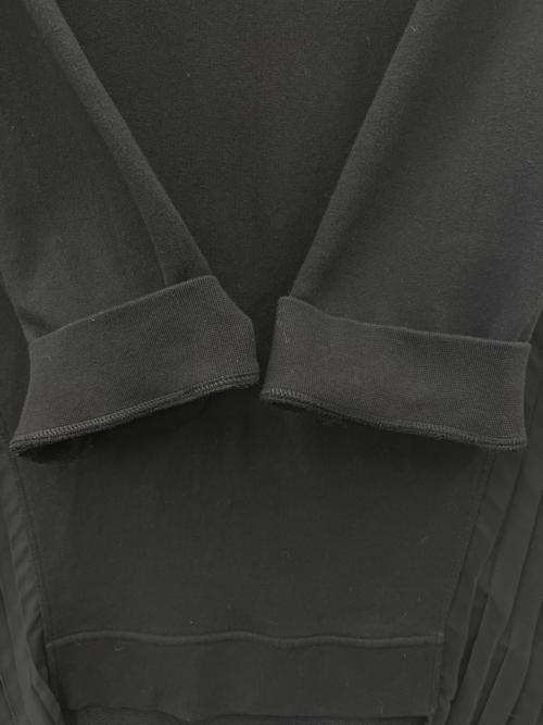 MM6 Maison Margiela（エムエムシックスメゾンマルジェラ）MM6 Maison Margiela (エムエムシックスメゾンマルジェラ) MM6 Maison Margiela　切替スウェットワンピース ブラック サイズ:XLの古着・服飾アイテム