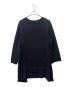 MM6 Maison Margiela（エムエムシックスメゾンマルジェラ）の古着「MM6 Maison Margiela　切替スウェットワンピース」｜ブラック