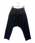 GROUND Yグラウンドワイ）の古着「GROUND Y　サルエルパンツ」｜ブラック