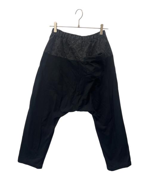 GROUND Y（グラウンドワイ）GROUND Y (グラウンドワイ) GROUND Y　サルエルパンツ ブラック サイズ:1の古着・服飾アイテム