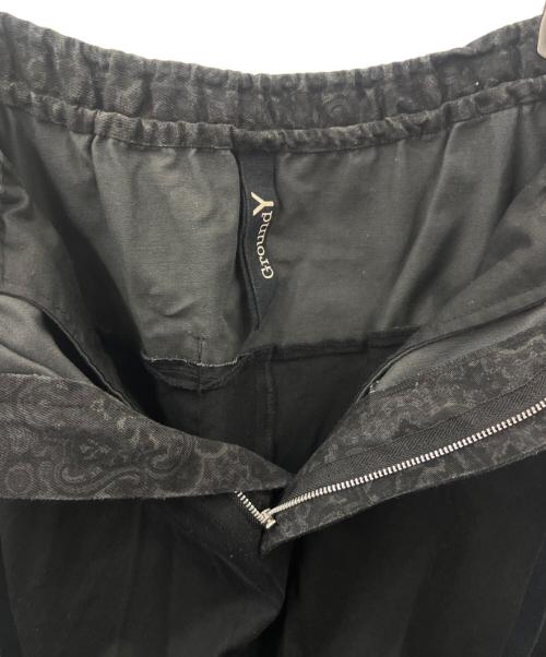 GROUND Y（グラウンドワイ）GROUND Y (グラウンドワイ) GROUND Y　サルエルパンツ ブラック サイズ:1の古着・服飾アイテム
